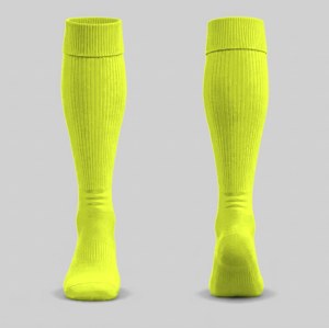 Lime stock socks