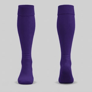 Purple stock socks