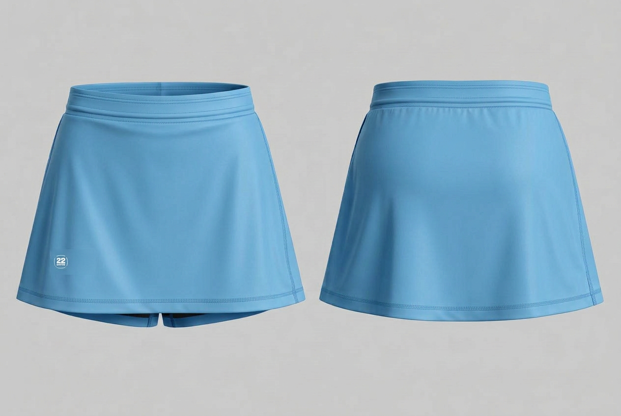 22 Unite Netball Skort, front and back
