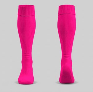 Vivid Pink stock socks
