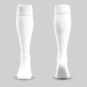 White stock socks