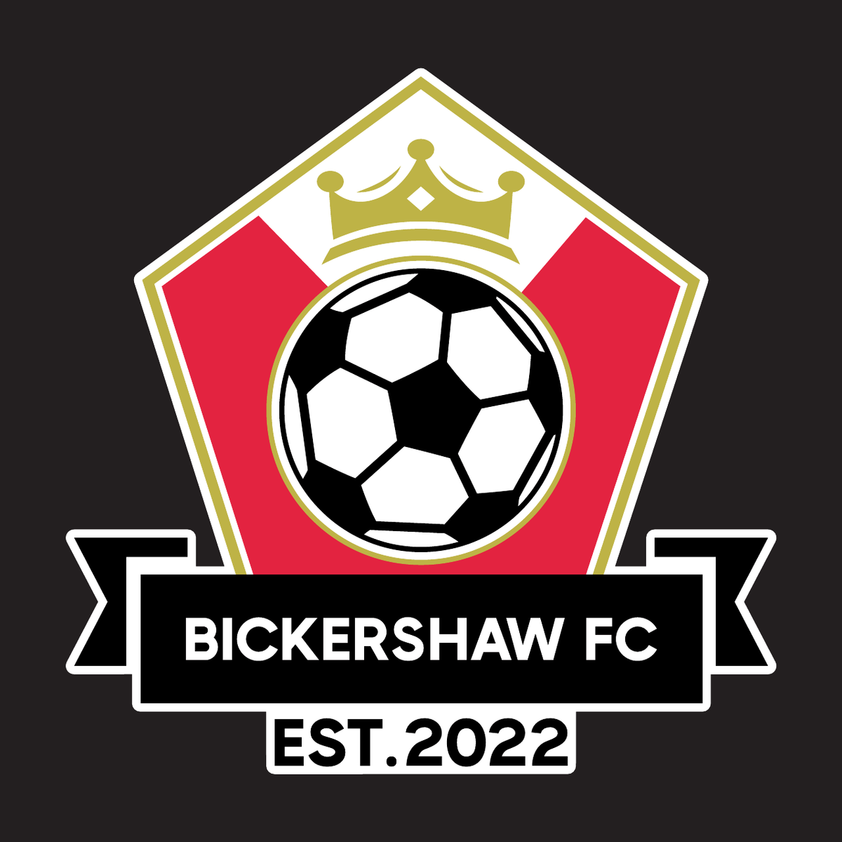 Bickershaw FC club logo