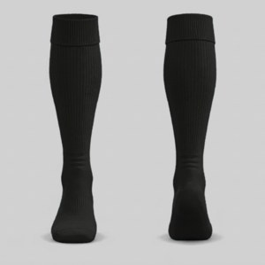 Black stock socks