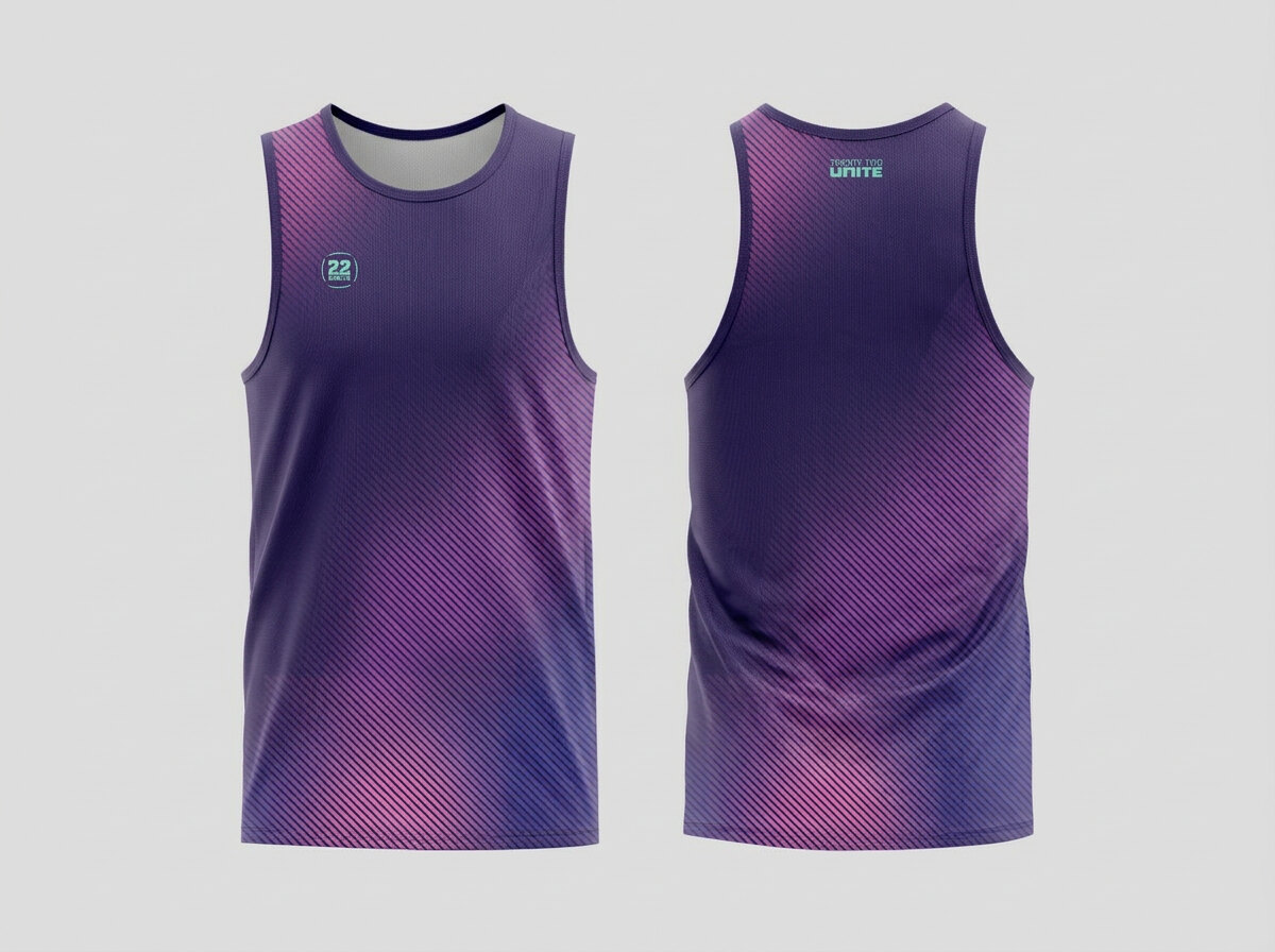22 Unite Men’s / Women’s Vest, front and back